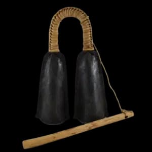 Muken, a traditional double bell of the Sawa people