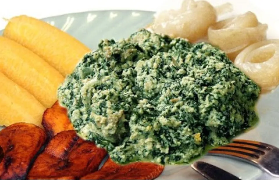 Ndolé dish, a signature specialty of Sawa cuisine